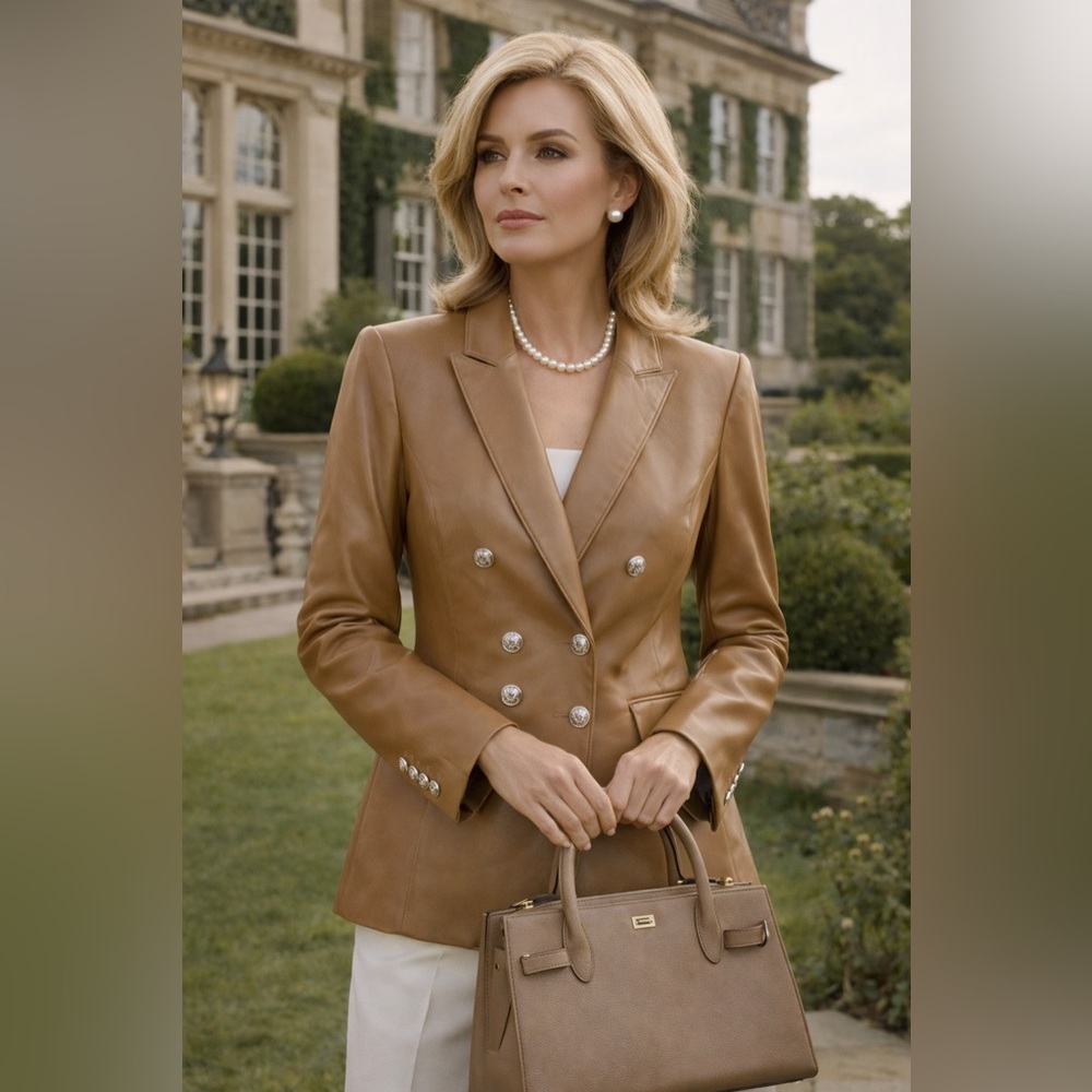 Calvin Klein Collection Camel Blazer
